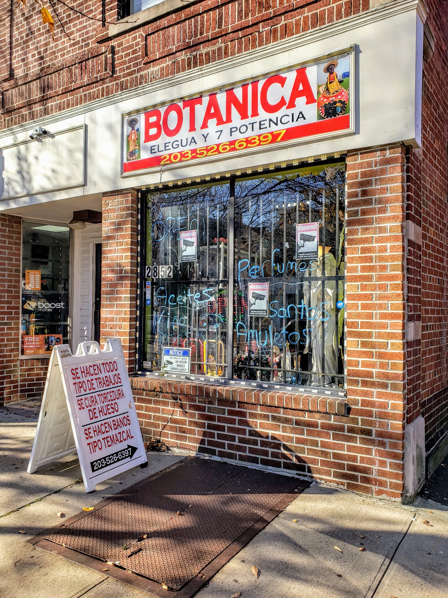Botanica Elegua y 7 Potencias storefront, Bridgeport CT